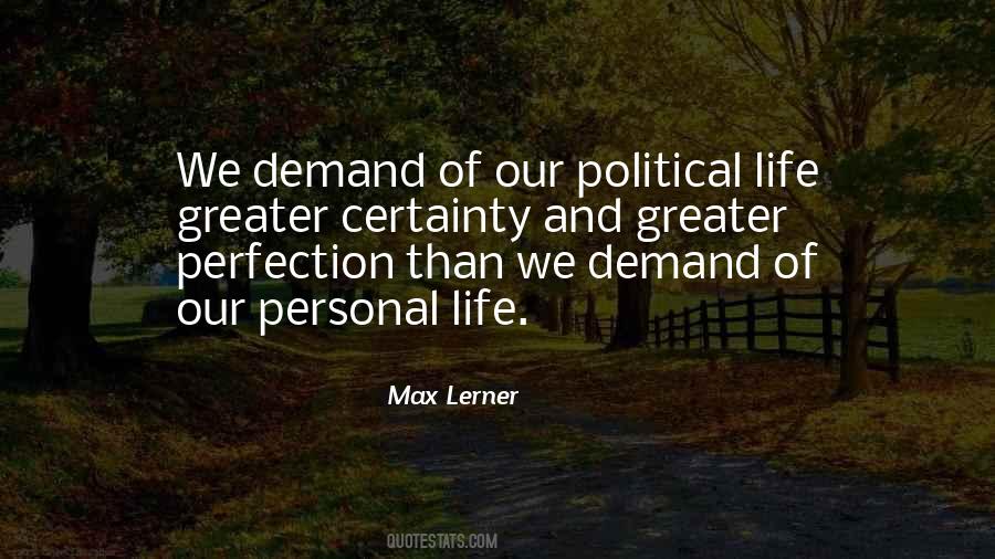 Political Life Quotes #304568