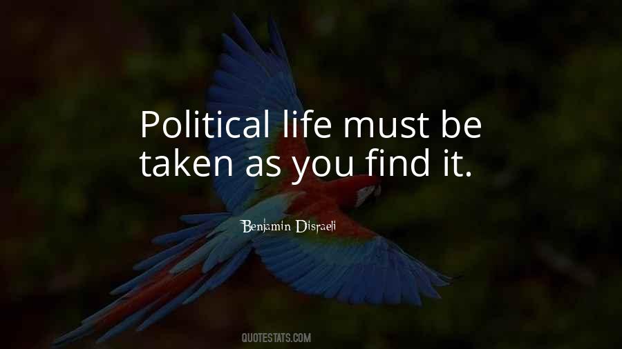 Political Life Quotes #402574