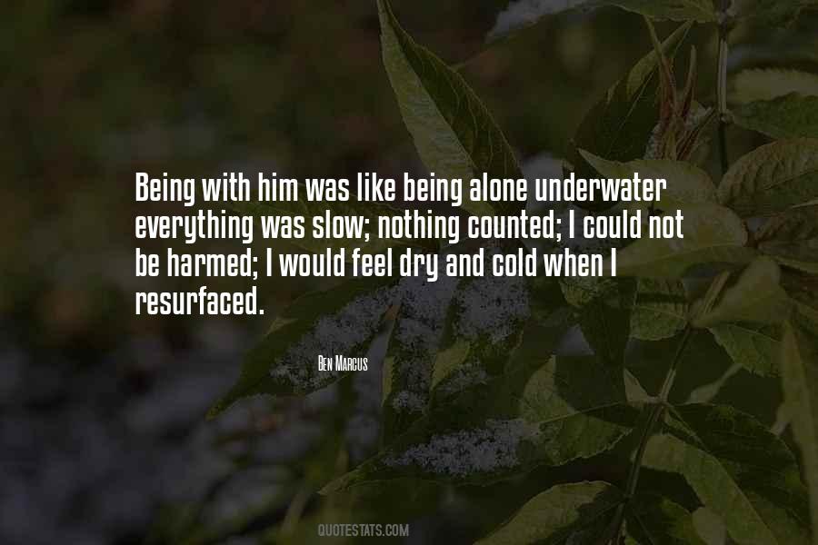 Quotes About Being Cold And Alone #167038