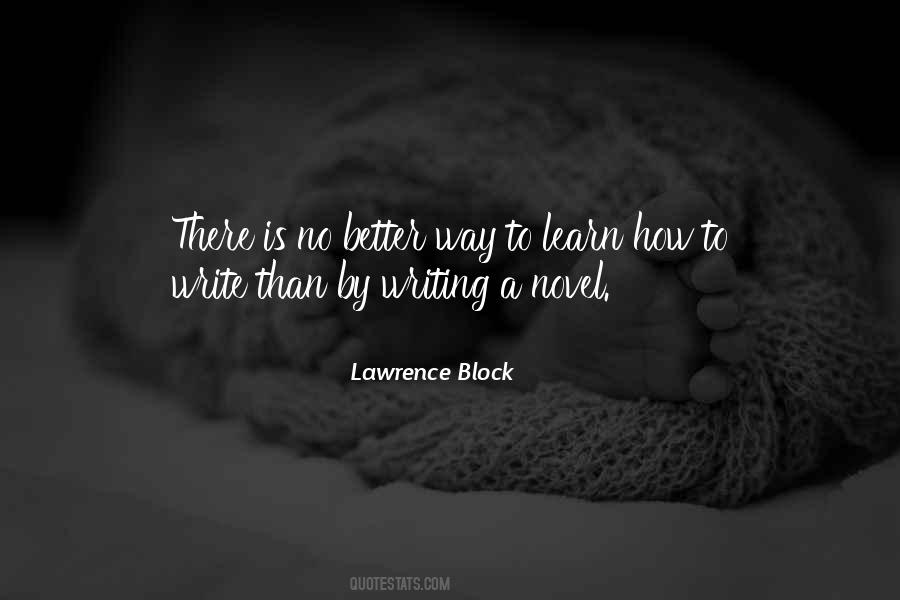 Quotes About Novel Writing #154622