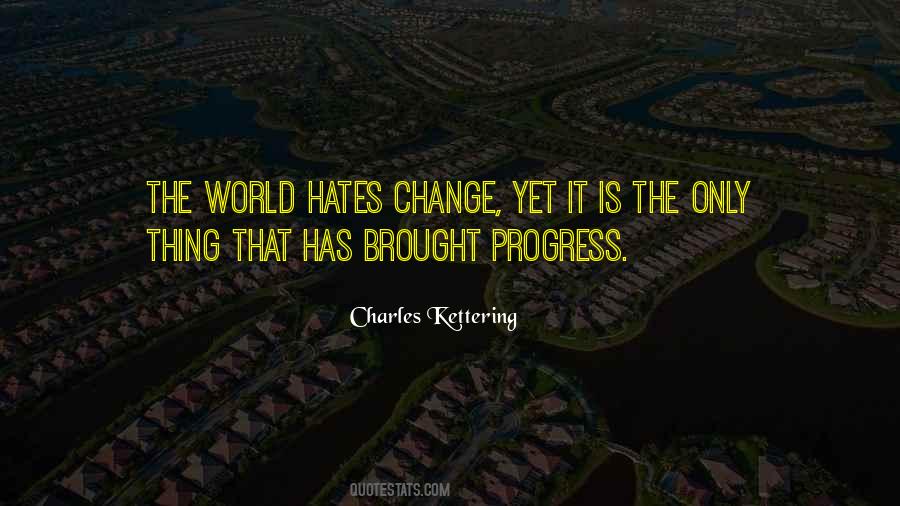 Quotes About Change Progress #433158