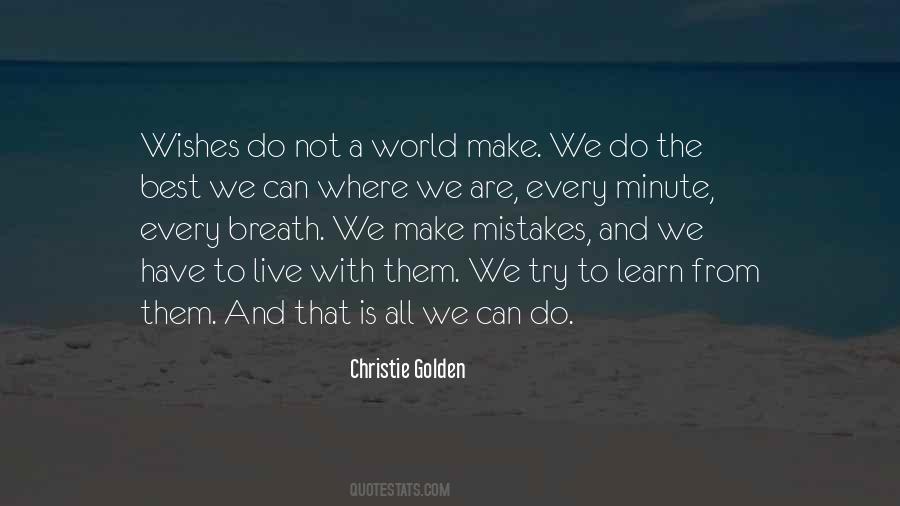 We Make Mistakes Quotes #8568