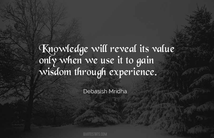 Gain Wisdom From Knowledge Quotes #744897