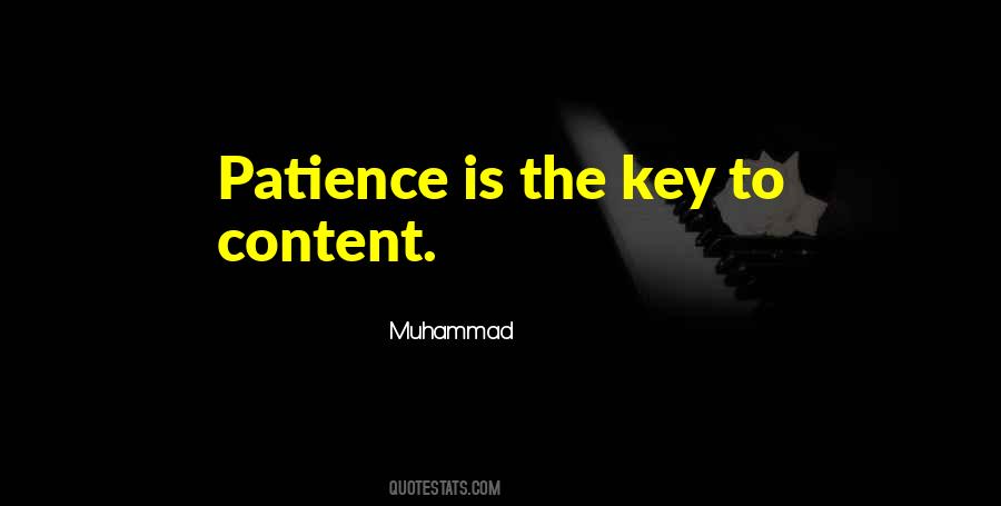 Patience Is Quotes #1871722