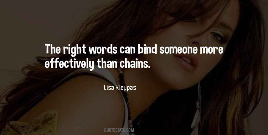 Quotes About The Right Words #952747