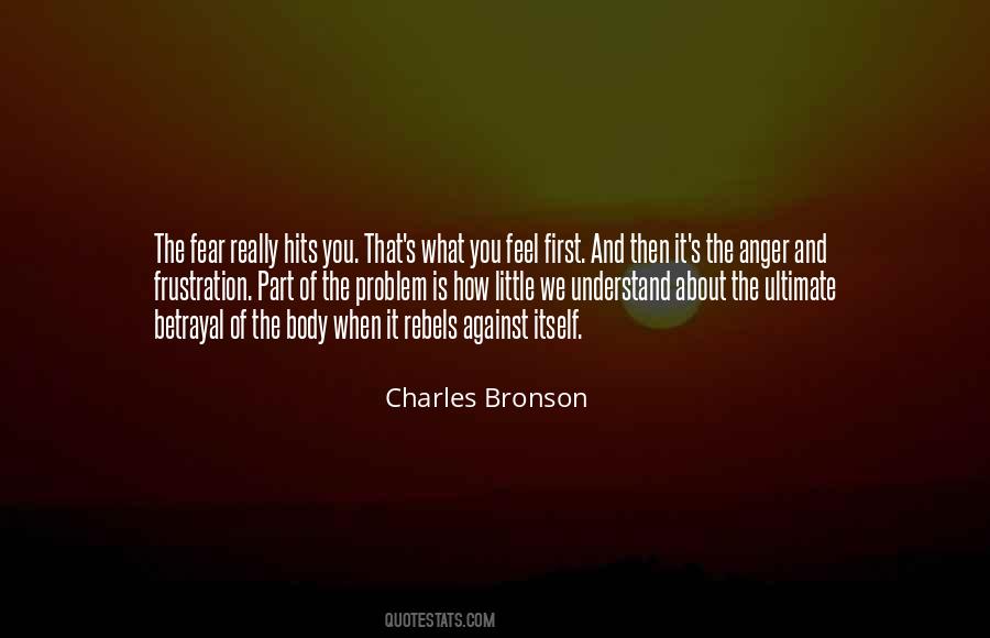 Quotes About Anger And Fear #558086