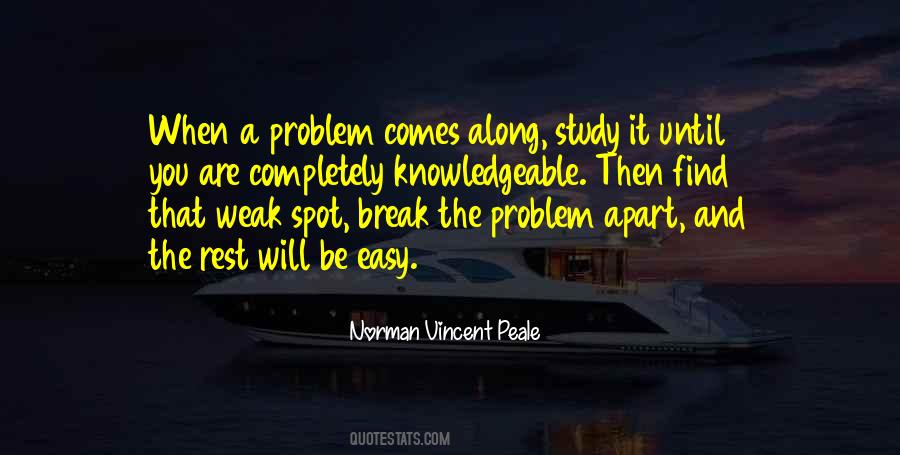 A Problem Quotes #1825376