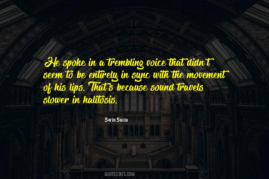 Quotes About The Sound Of His Voice #1314884
