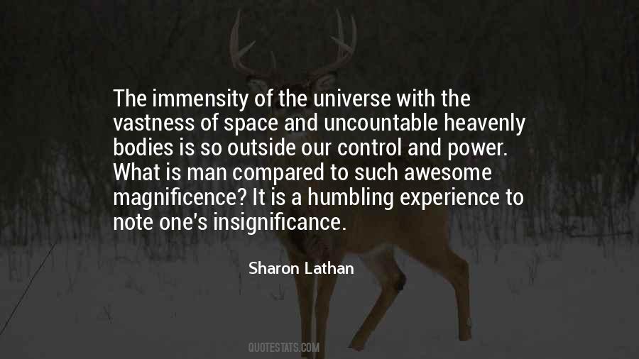 Vastness Of The Universe Quotes #1364376