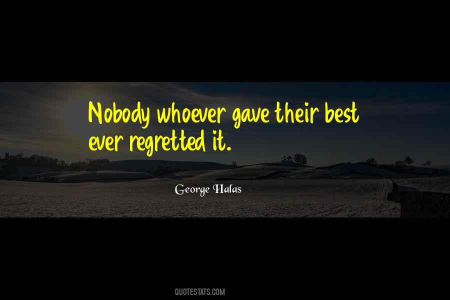 Regretted It Quotes #724636