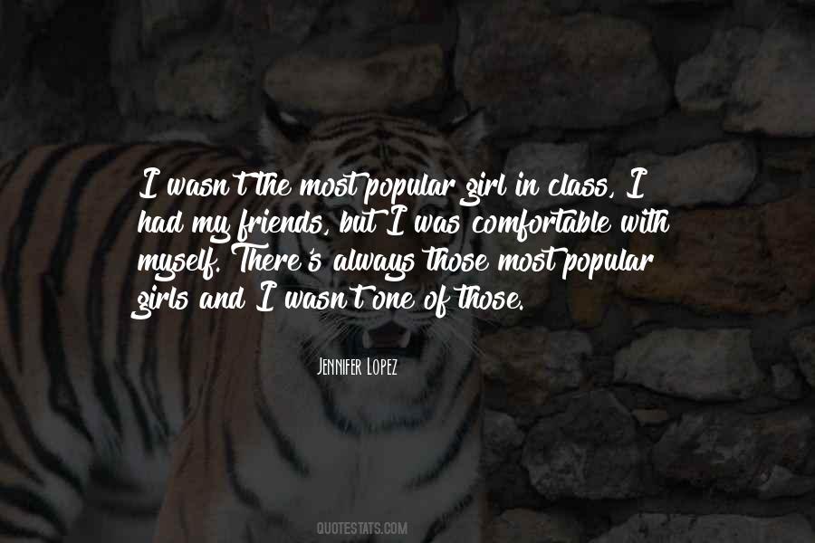 Popular Girl Quotes #566118