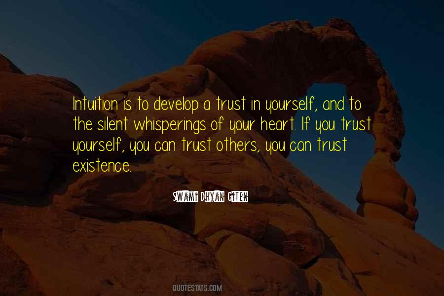 Heart Intuition Quotes #1002539