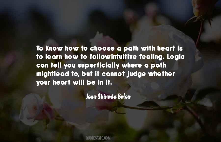 Heart Intuition Quotes #1006098