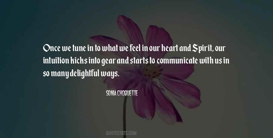 Heart Intuition Quotes #1055000