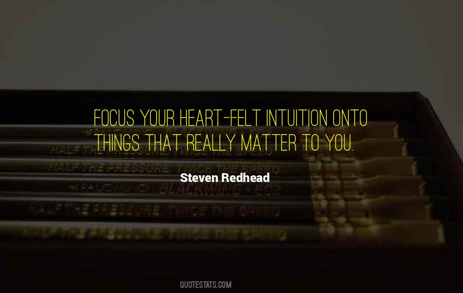 Heart Intuition Quotes #245865