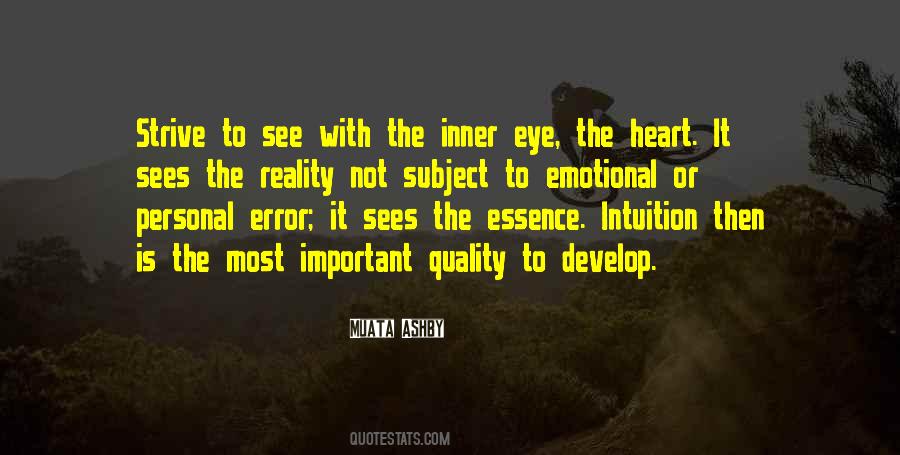Heart Intuition Quotes #408951