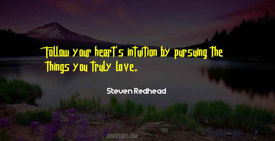 Heart Intuition Quotes #523305