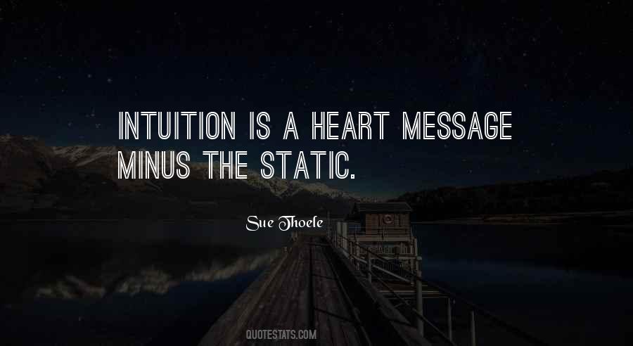Heart Intuition Quotes #766806