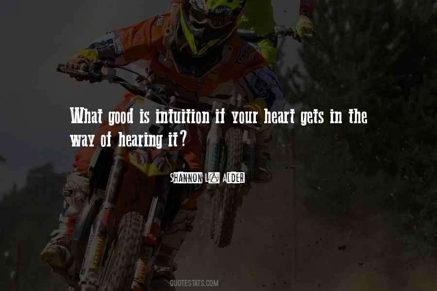 Heart Intuition Quotes #9846