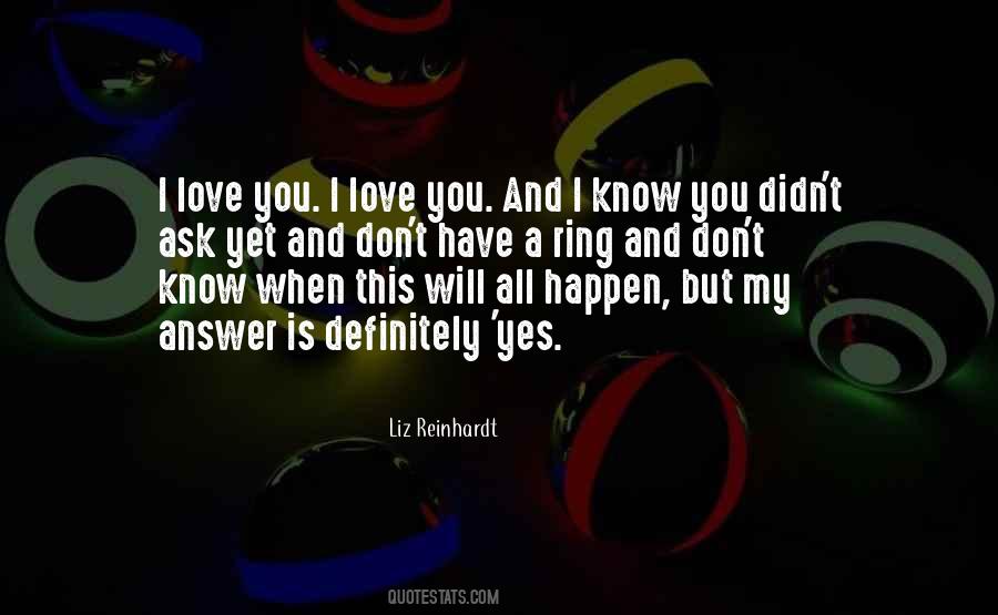 Quotes About Love You And I #1863174