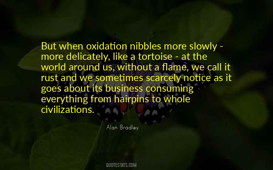 Quotes About Oxidation #1351665