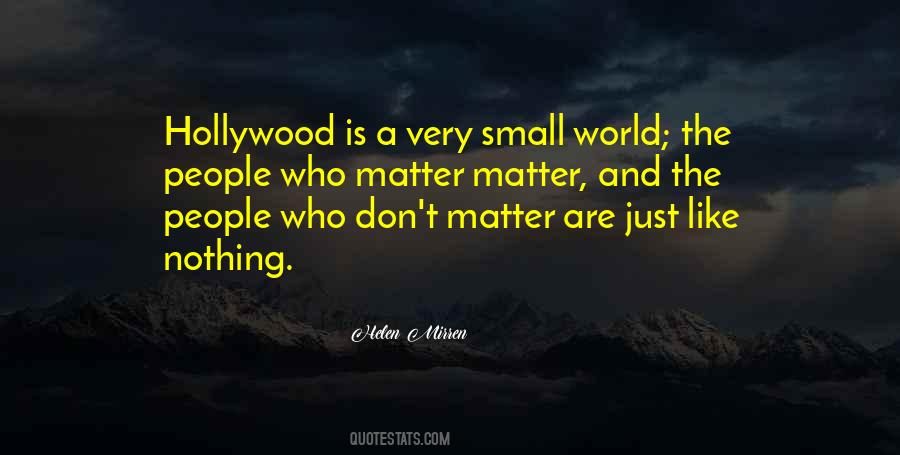 Quotes About Small World #398197