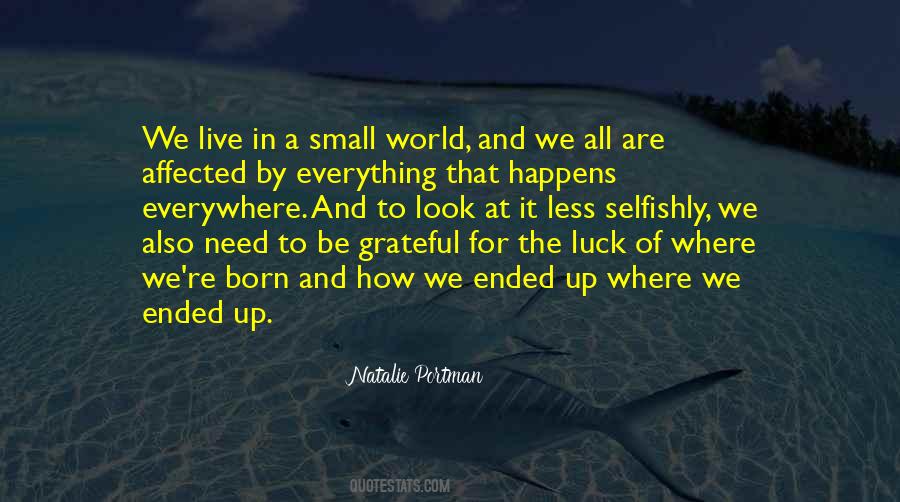 Quotes About Small World #990919