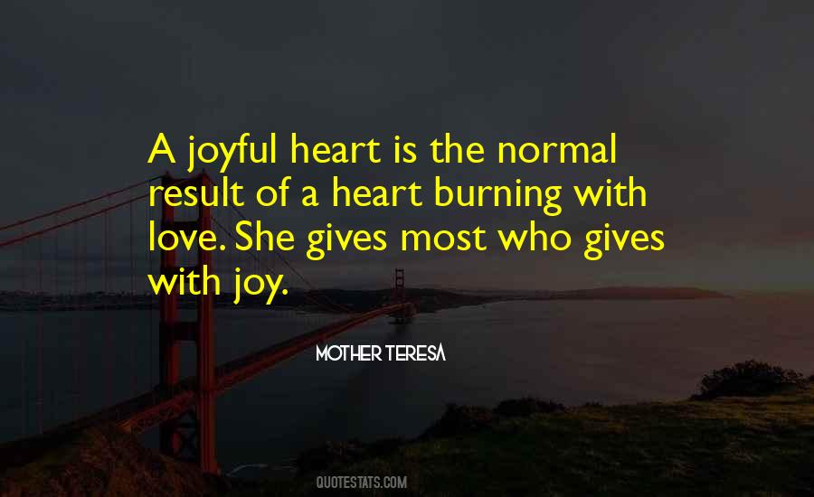 Quotes About Joyful Heart #1667781