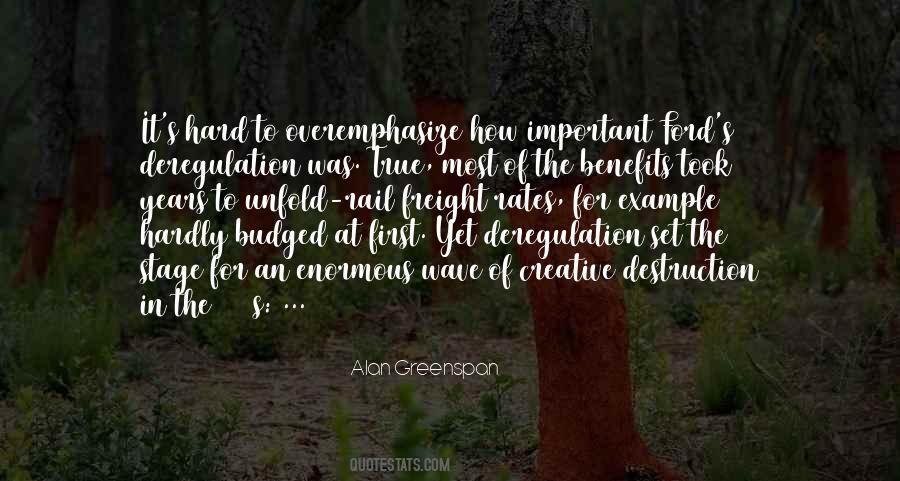 Quotes About Deregulation #1324598