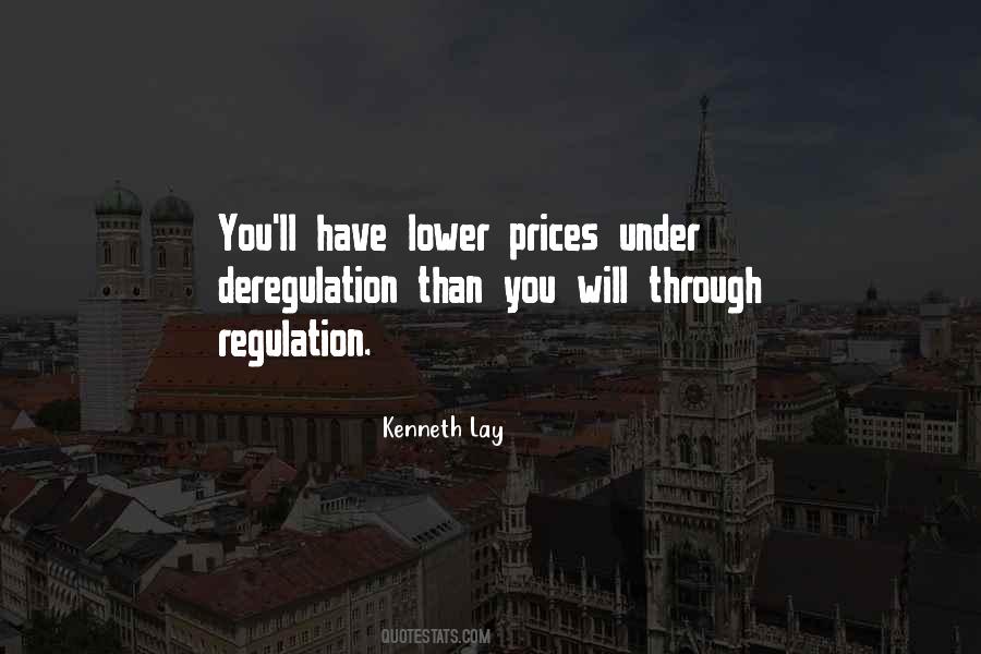 Quotes About Deregulation #779894