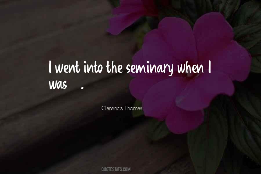 Quotes About Seminary #383789