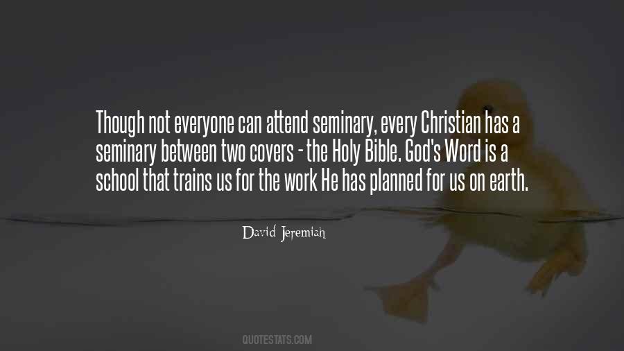 Quotes About Seminary #756115