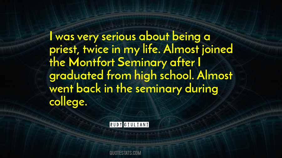 Quotes About Seminary #843026