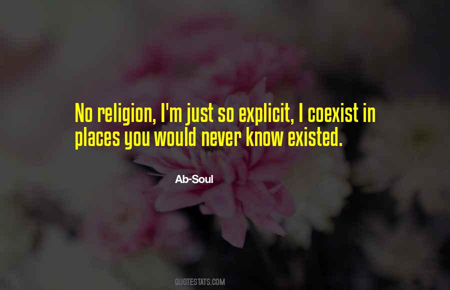 No Religion Quotes #1538014