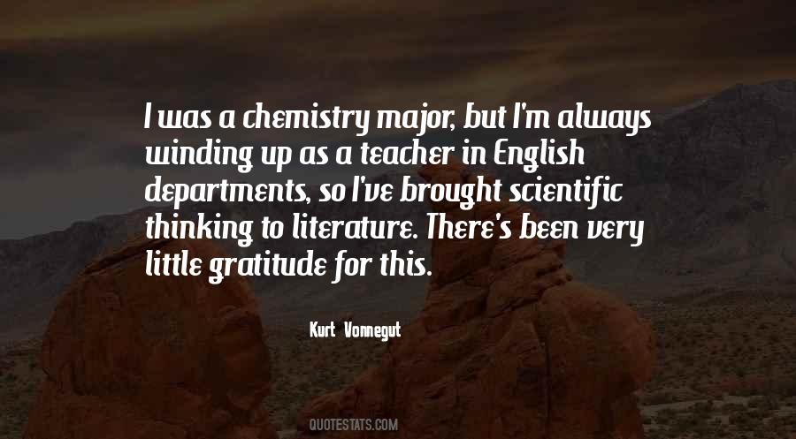 Quotes About Chemistry Teacher #1098374