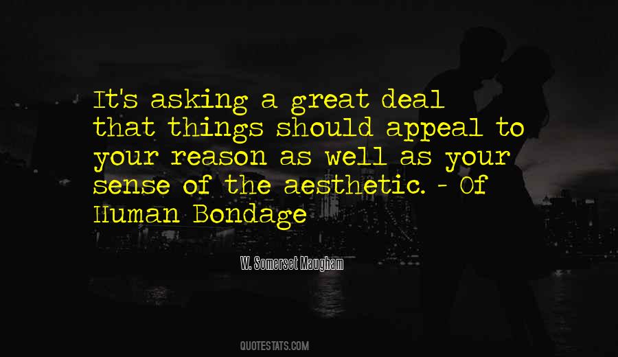 Aesthetic Sense Quotes #125781
