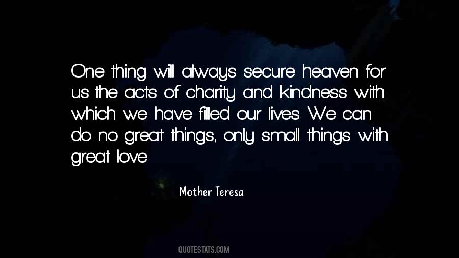 Quotes About Charity Mother Teresa #1266870