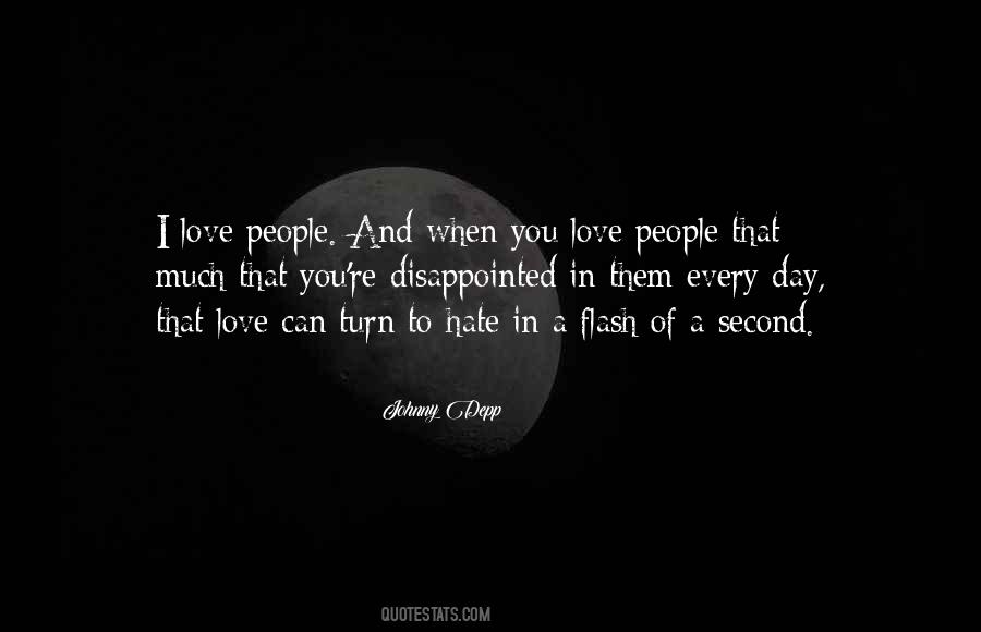 Quotes About Love Johnny Depp #1342688