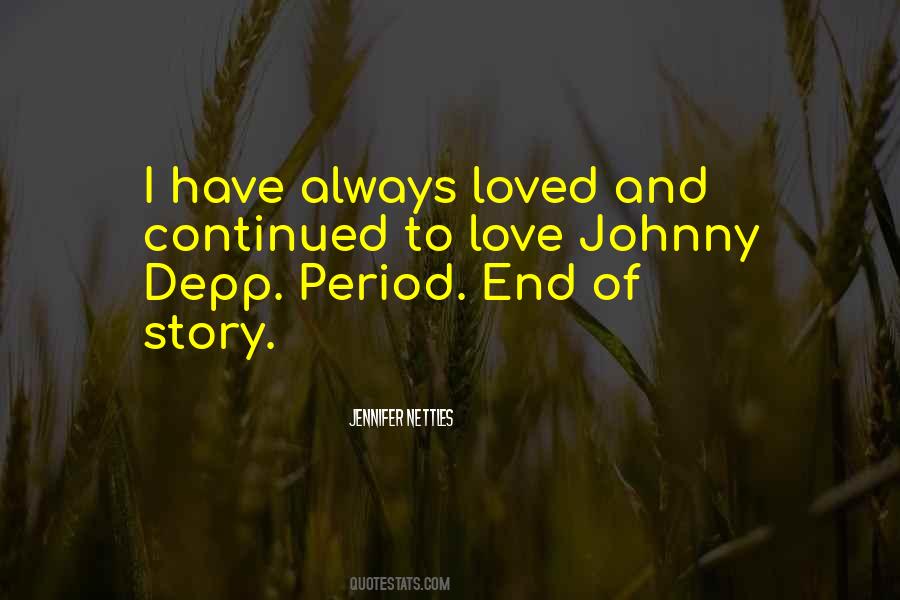 Quotes About Love Johnny Depp #138887