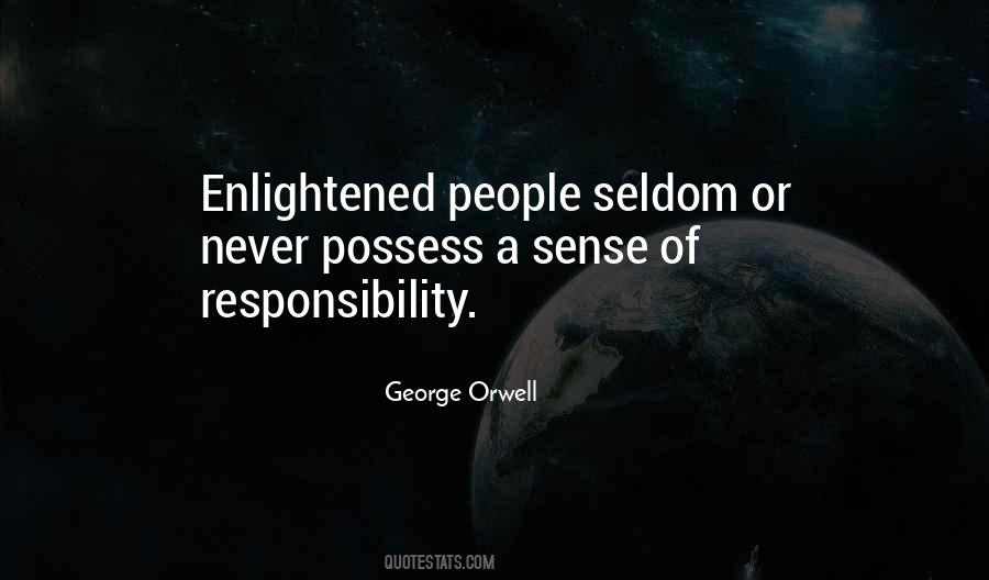 Quotes About Sense Of Responsibility #1193791