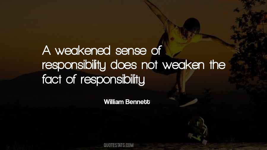 Quotes About Sense Of Responsibility #1395173