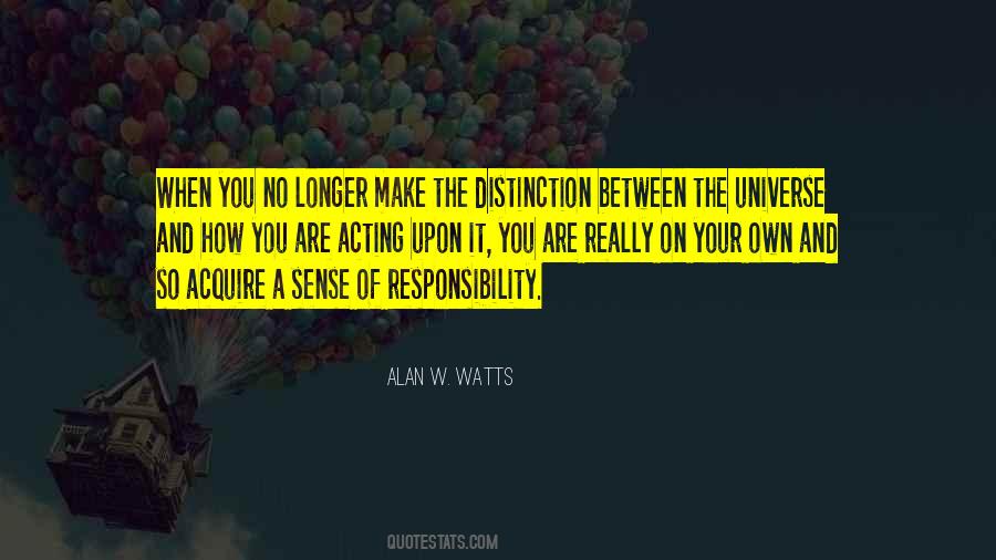 Quotes About Sense Of Responsibility #1443852
