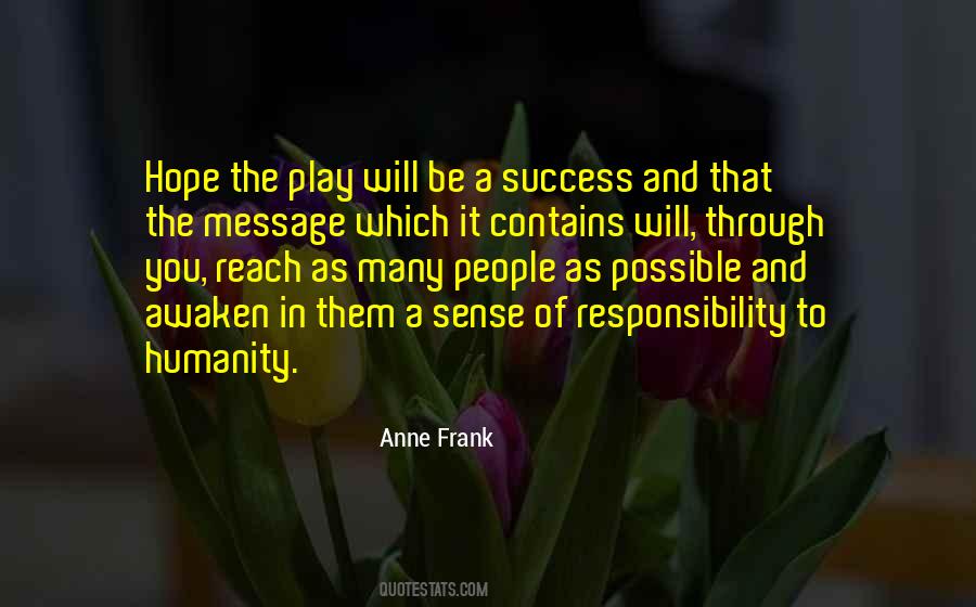 Quotes About Sense Of Responsibility #811442