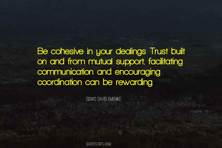 Quotes About Trust And Teamwork #153421