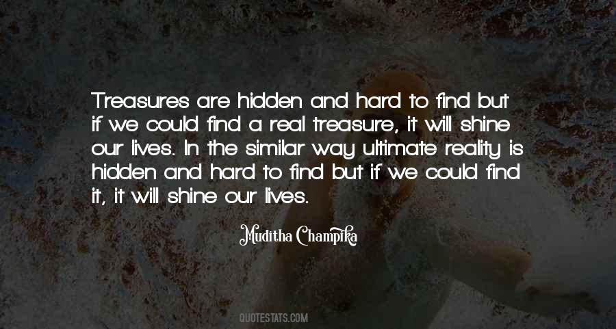 Quotes About Hidden Treasures #1146507