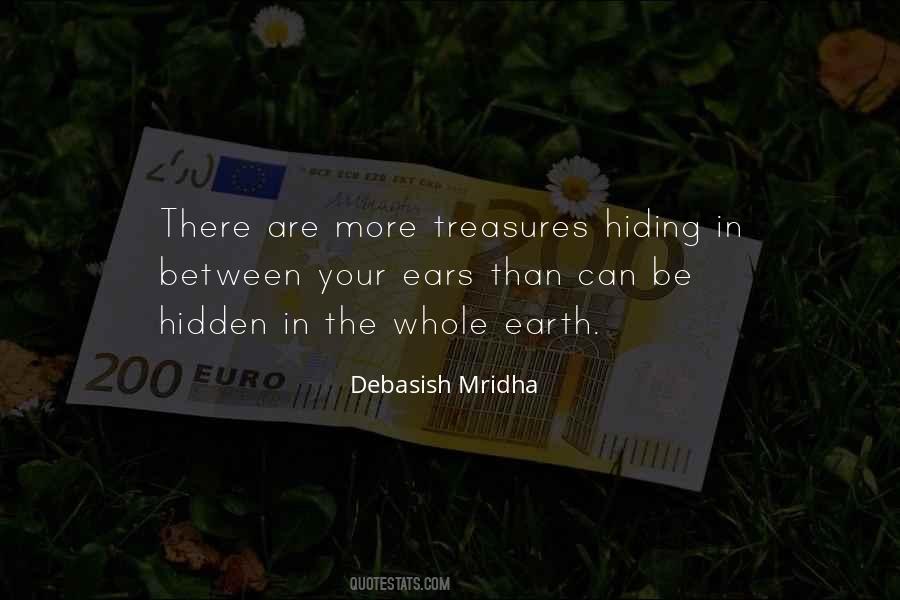 Quotes About Hidden Treasures #53195