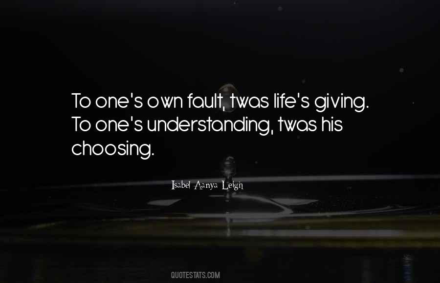 Understanding Giving Quotes #831286