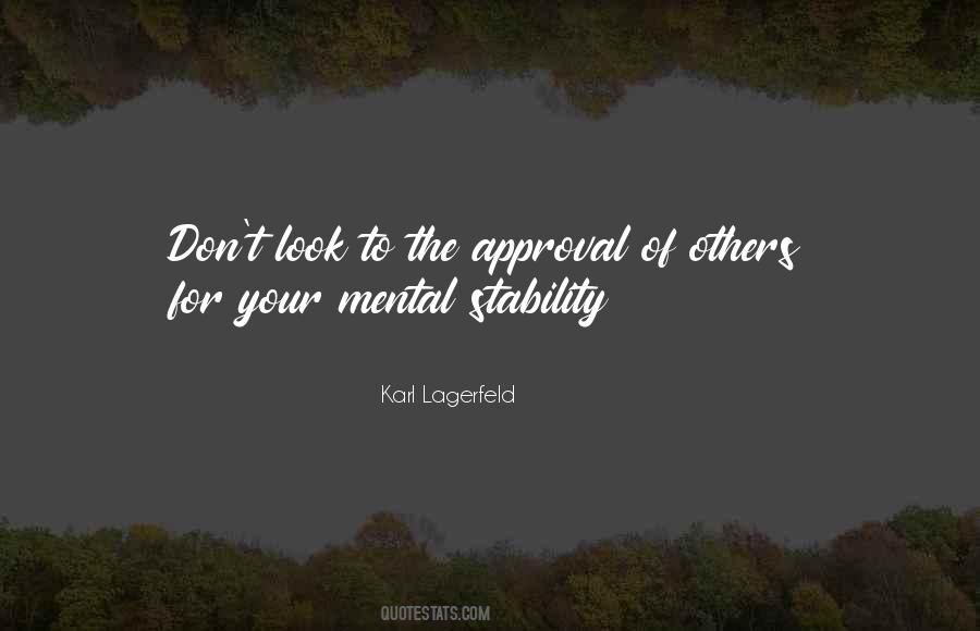 Quotes About Mental Stability #1231618