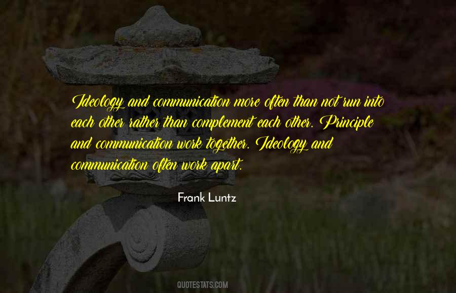 Luntz Quotes #217072