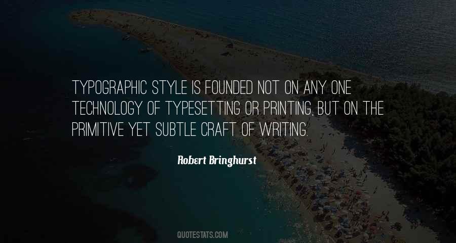 Quotes About Writing Style #16991